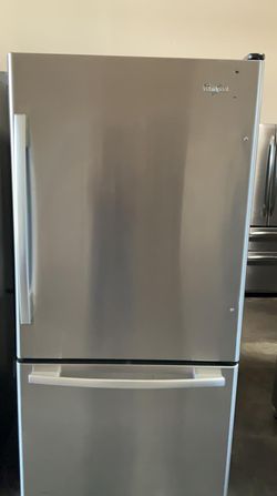 Whirlpool Bottom Freezer Stainless Steel Refrigerator
