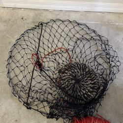 Pier Bridge Fishing Net 