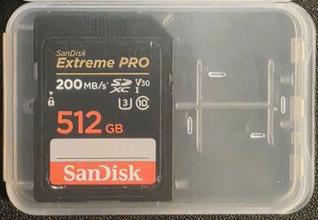 SanDisk Extreme PRO 512GB SDXC UHS-I 200MB/s