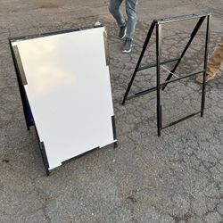 poster sign stand For Advertisement