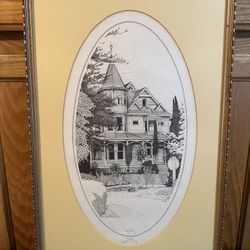 Vintage Wendell Dowling “Faulkner House” – Signed Limited Edition 130/200 – Framed