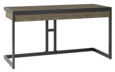 Simpli Home Erina 60" Solid Acacia Wood Industrial Desk w/ Drawers – NEW NIB