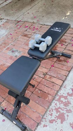 Adjustable bench with weights