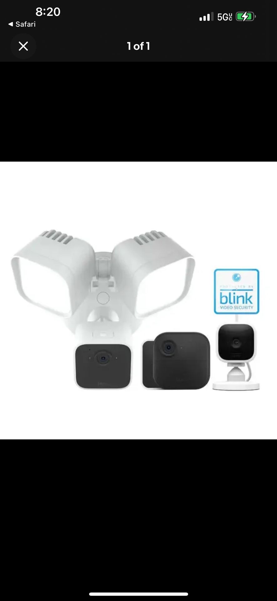 Blink - Wired Floodlight Camera Bundle 1772583 White NEW