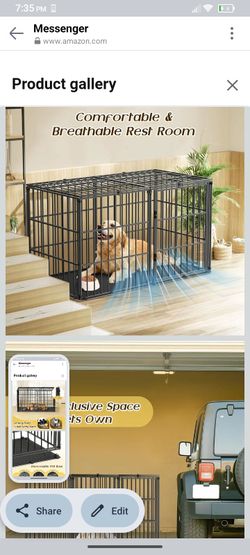 Dog crate peekaboo 56 inch never opened in box