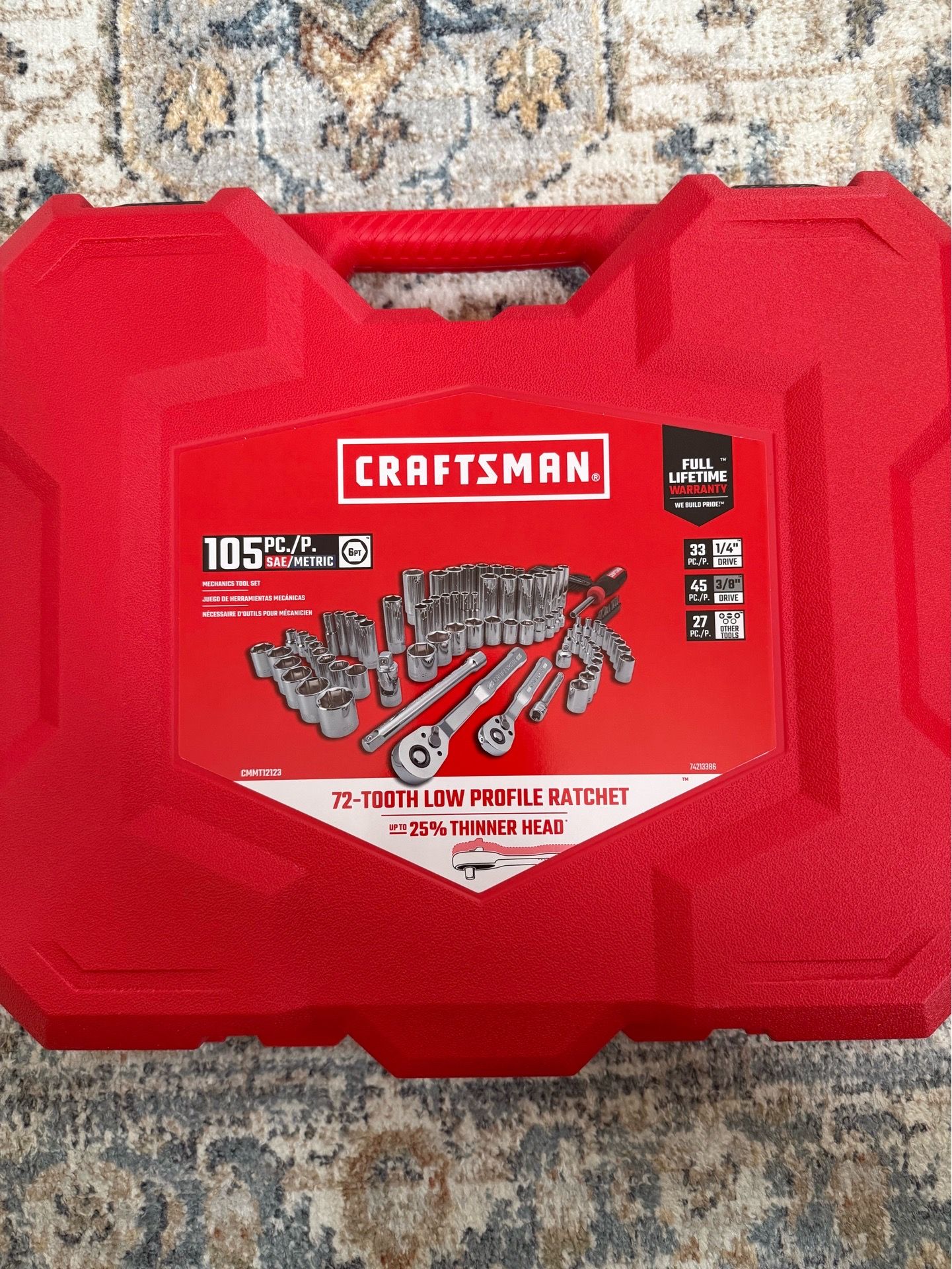 Craftsman 105 pc SAE & metric set