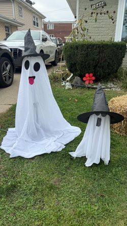 Halloween Ghost Yard Decorations Set of 2