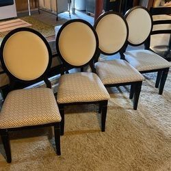 (6) Six Piece Dining Chair Set- Sturdy