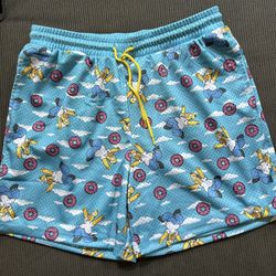 The Simpsons Homer All Over Shorts