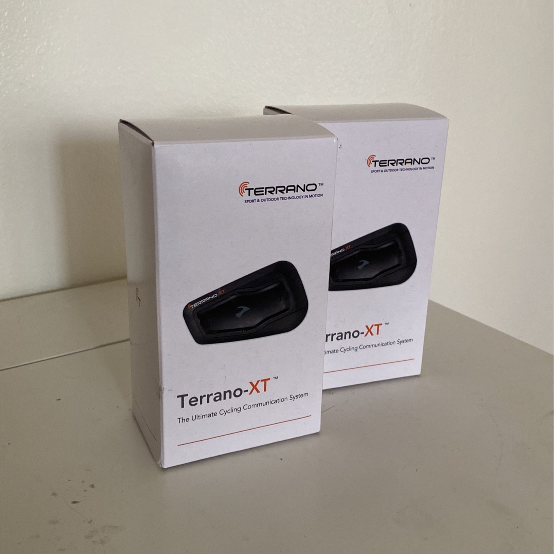 Terrano XT Helmet Comm System 2 Pack 3/4 Mile Range,
