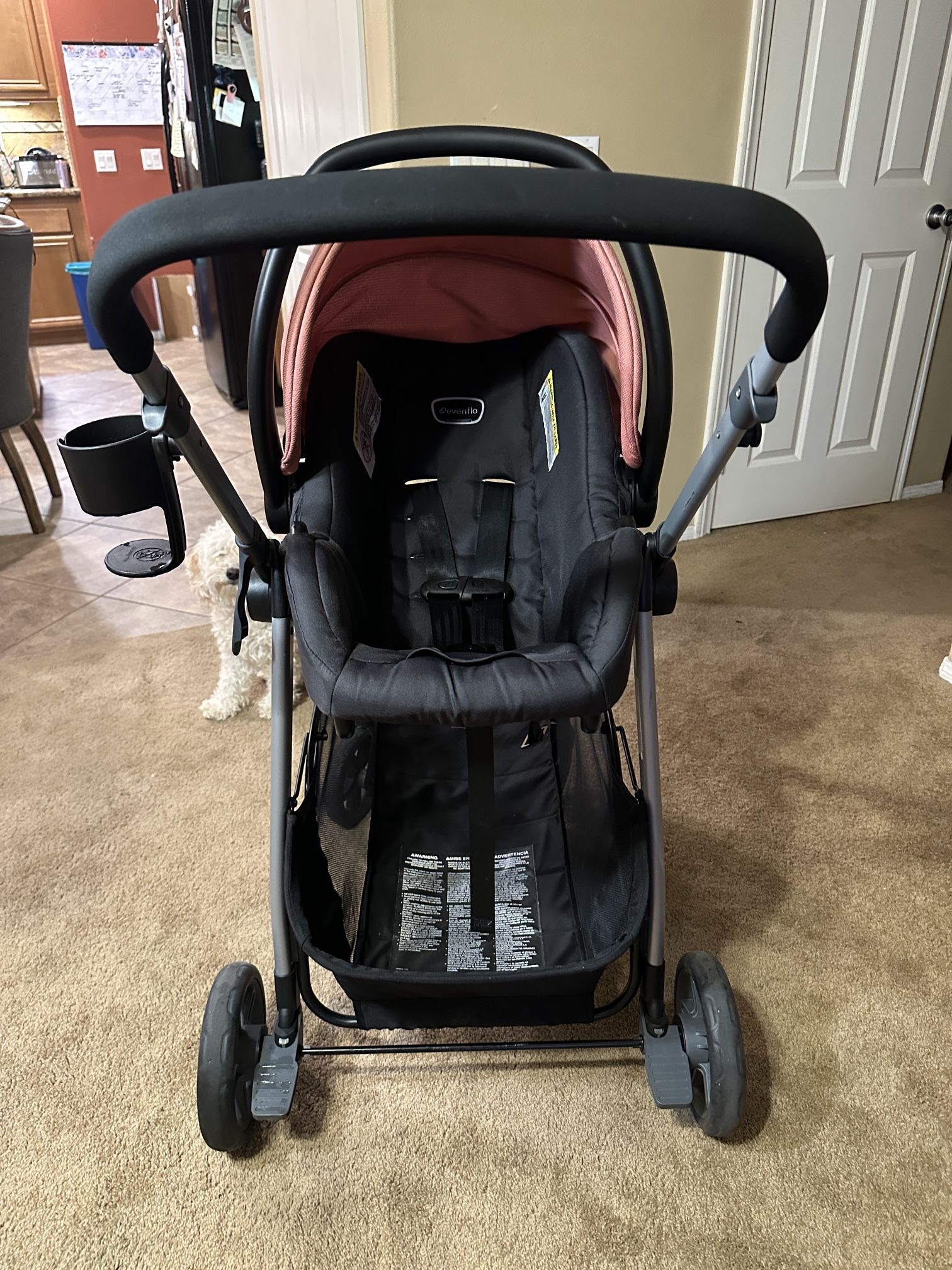Evenflo Infant Combo Stroller And Car seat With Base Included