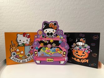 Hello Kitty Halloween wall decor Set of 3