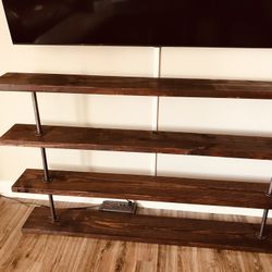 Rustic Bookshelf Farmhouse 