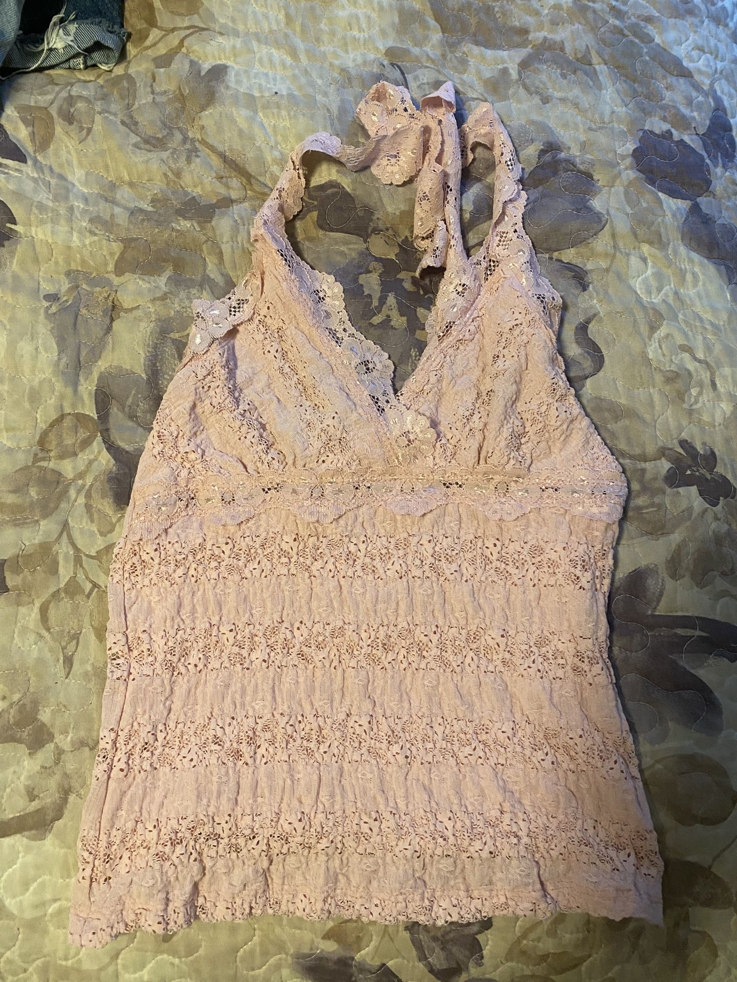 Lace Halter Top