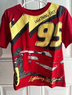 Disney Pixar Cars Lightning McQueen Kids T-Shirt