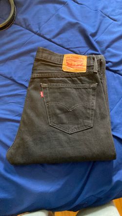 Levi 501 all black 34x34