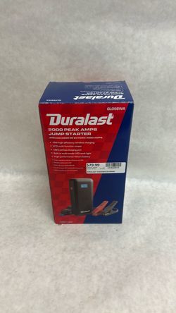 Duralast 2000 peak amp jump starter new inbox