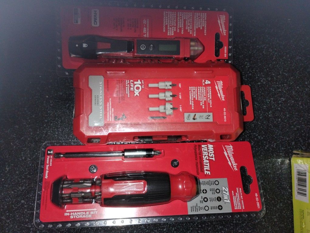 Voltage Tester,27-1 Screwdriver,Carbide Holecutter 