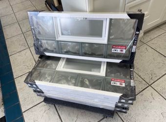 RELIABILT — 31-in x 13-1/2-in Frameless Replacement Vented Glass Block Window
