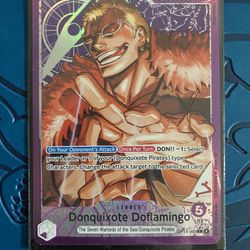 One Piece Doflamingo Alt Leader Card