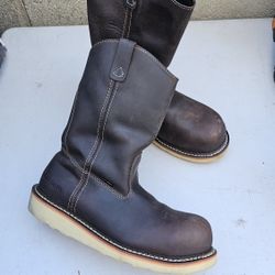 Size 10 M Duradero Work Boots Steel Toe 