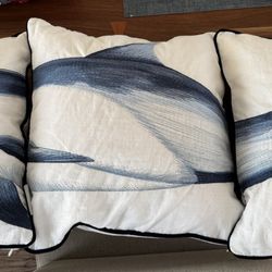 Embroidered Dolphin Throw Pillows