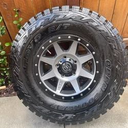 New Toyo Country R/T 35X12.50R17LT on ICON Vehicle Dynamics Wheel