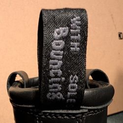 Dr. Martens Doc's DM's Doc Martens Anistone Lo Leather Biker Boots Black Unisex