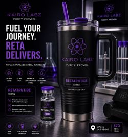 Black Kairo Labz Peptide Tumbler