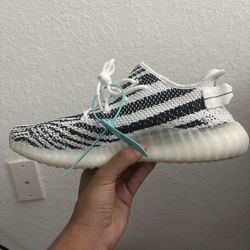 Zebra Yeezys 