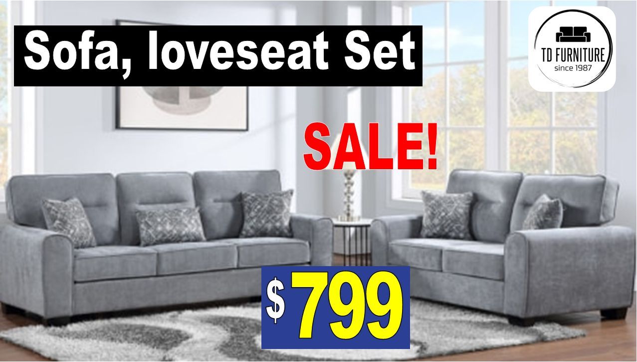 Sofa, Loveseat Set