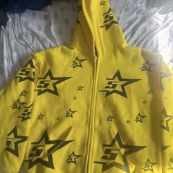 Sp5der Yellow Zip Up 