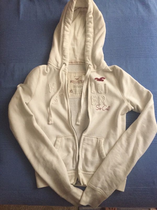 Hollister zip up hoodie jacket size XS