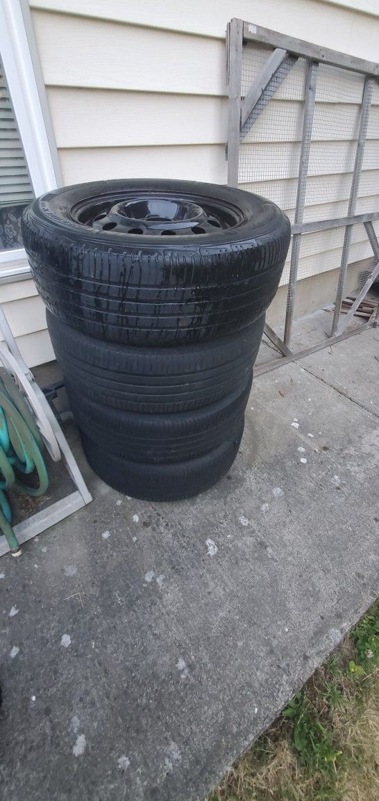 4x 15" Steel Rims From Old Hyundai Elantra 4x114.3