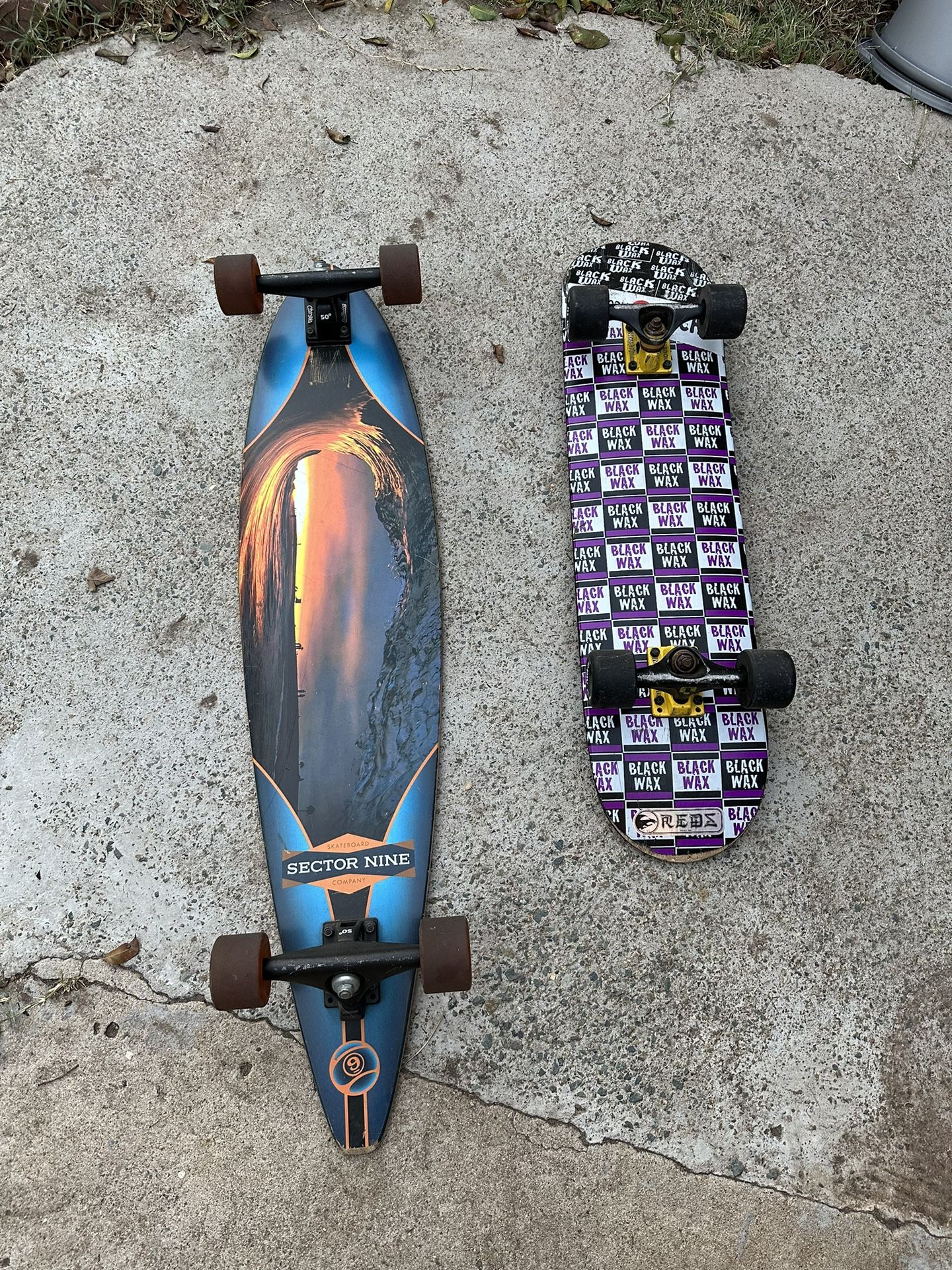 Skateboard And Long Board