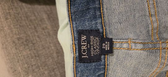 J.Crew High-Rise Classic Vintage Jeans Size 29