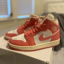 Nike Women’s Air Jordan 1 Mid  Sea Coral 