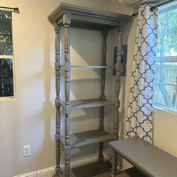 Etagere Shelf (or open book shelf) in grey.