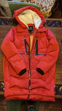 Orolay Women's Puffer Jacket, Duck Down, XS, Red
