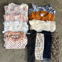 Baby Girl Clothes 0-3 Months