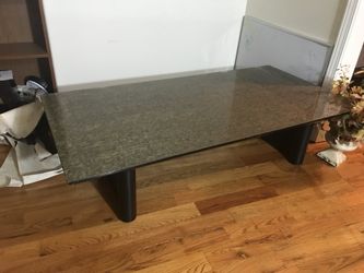 Retro Wood grain painted coffee table 28*56in