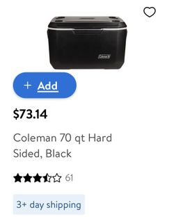 Coleman Cooler Black