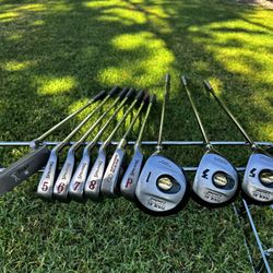 Complete Golf Club Set – Spalding Tour XL / Par Flite – 10 Clubs – $129