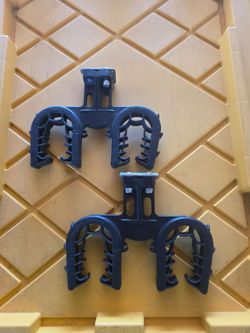 Double Tool Holder for ATV, Hunting Bow Rack with Rubber Grips