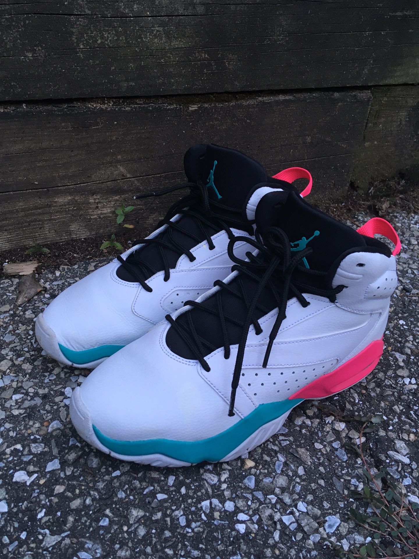 Jordan Lift Off Pink and Blue Basketball Shoes