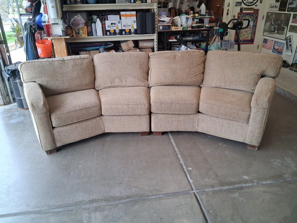 Beautiful two piece sofa Couch