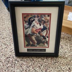 Mike Alstott # 40 Buccaneers Frame 