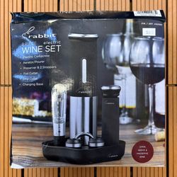 Rabbit 8 Piece Electric Wine Set