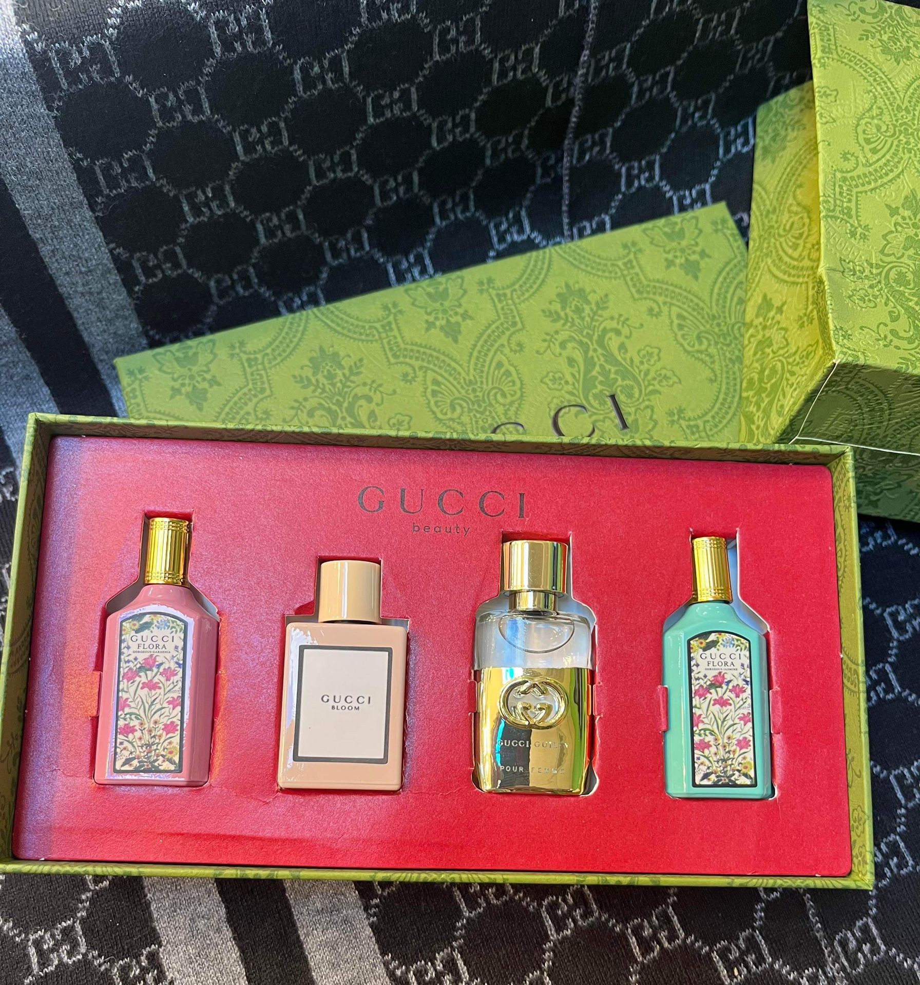 GUCCI beauty Perfume 4 X 5 ml sample size with box and bag 💥💥💥$60