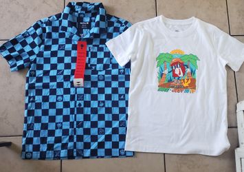 New Boys Shirts. Size M 10/12